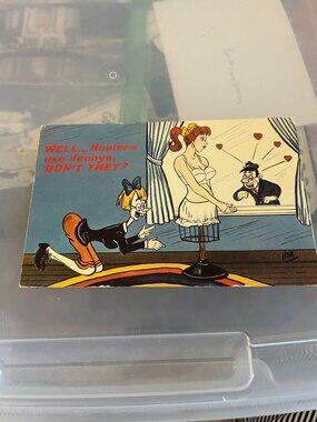 Vintage Saucy Tourist Postcards Set of 4